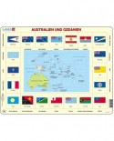 Puzzle Larsen - Australia and Oceania (in German), 35 piese (63326)