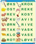 Puzzle Larsen - Buchstabieren lernen 3 (auf Norwegisch), 26 piese (48675)