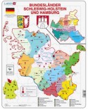 Puzzle Larsen - Bundesland: Hamburg and Schleswig-Holstein, 70 piese (48190)