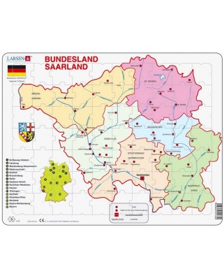 Puzzle Larsen - Bundesland: Saarland, 70 piese (48194)