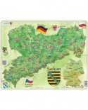 Puzzle Larsen - Bundesland: Sachsen, 72 piese (48195)