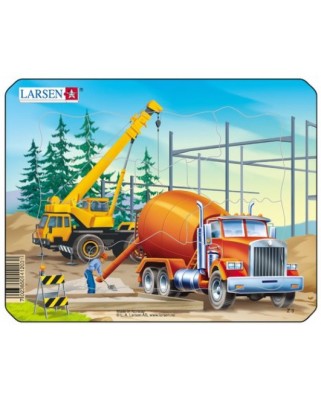 Puzzle Larsen - Construction, 7 piese (48502)