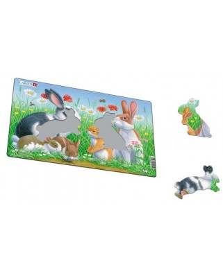 Puzzle Larsen - Cute Animals, 14 piese (59600)