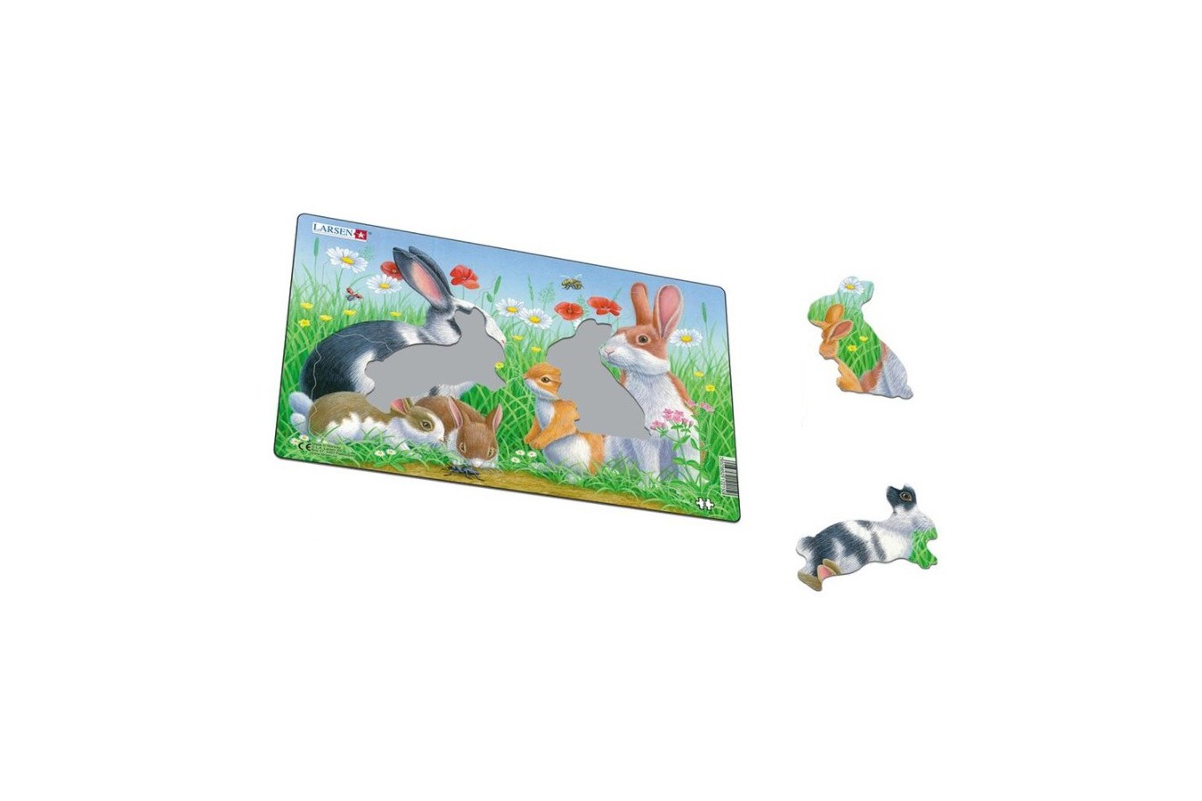 Puzzle Larsen - Cute Animals, 14 piese (59600)