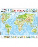 Puzzle Larsen - De Wereld (in Dutch), 80 piese (59509)