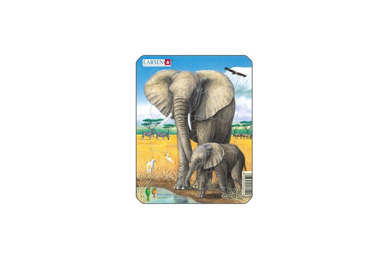 Puzzle Larsen - Elephant, 8 piese (48472)