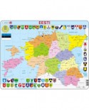Puzzle Larsen - Estonia Political Map, 70 piese (48454)