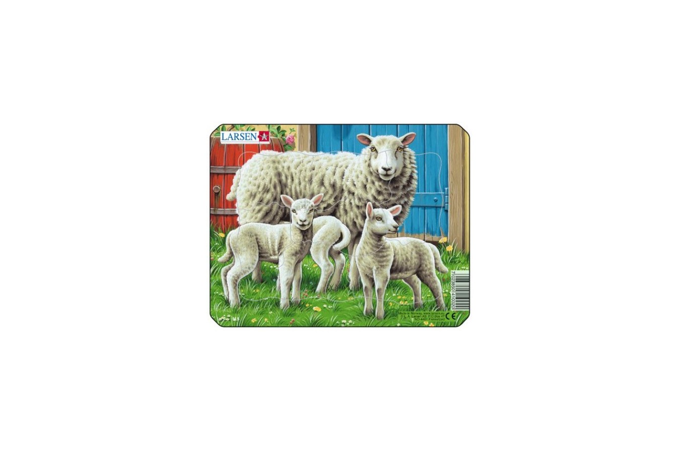 Puzzle Larsen - Farm Animals, 7 piese (48509)