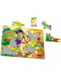 Puzzle Larsen - Farm Kids with Pony, 16 piese (50880)
