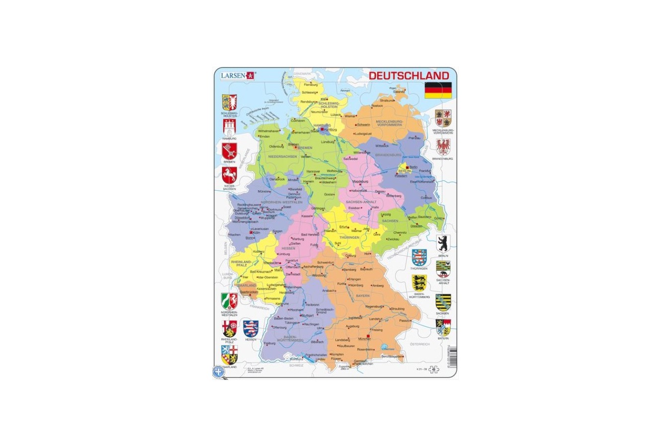 Puzzle Larsen - Germany, 48 piese (48459)