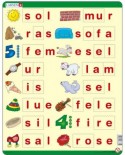 Puzzle Larsen - Learn to spell, Norwegian, 22 piese (48686)