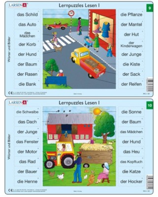 Puzzle Larsen - Lernpuzzles Lesen I (in German), 16 piese (59606)