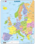 Puzzle Larsen - Map of Europe (in French), 37 piese (48137)