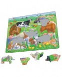 Puzzle Larsen - Pets and Farm Animals, 15 piese (59486)
