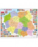 Puzzle Larsen - Poland Political Map, 70 piese (48644)