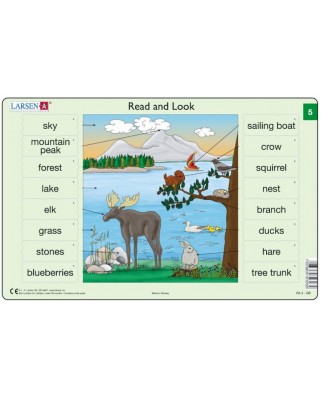 Puzzle Larsen - Read and Look 05-06, 2x16 piese (48589)