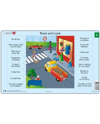 Puzzle Larsen - Read and Look 09-10, 2x16 piese (48593)