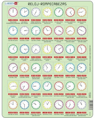 Puzzle Larsen - Reloj Rompecabezas (in Spanish), 42 piese (59560)