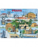 Puzzle Larsen - Souvenir from Prague, 66 piese (48652)