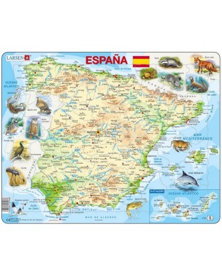 Puzzle Larsen - Spain (in Spanish), 58 piese (48198)