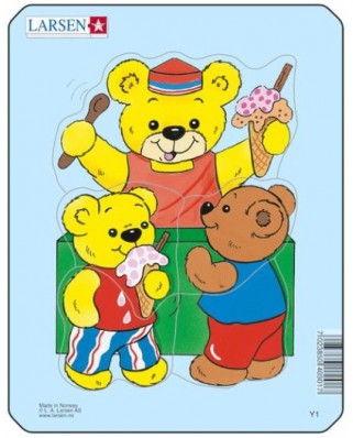 Puzzle Larsen - Teddy Bears, 5 piese (48474)
