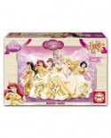 Puzzle din lemn Educa - Enchanted Disney Princesses, 100 piese (13691)