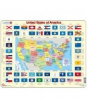 Puzzle Larsen - United States of America (auf Englisch), 70 piese (48661)