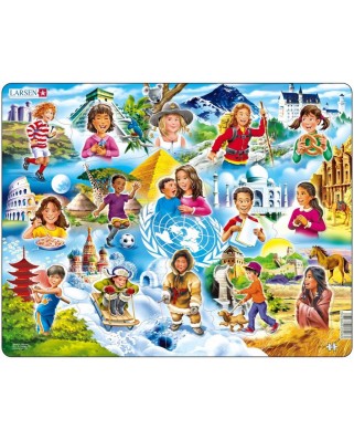 Puzzle Larsen - Welt der Kinder, 15 piese (48784)