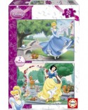 Puzzle Educa - Disney Princesses : Snow White and Cinderella, 2x20 piese (14206)