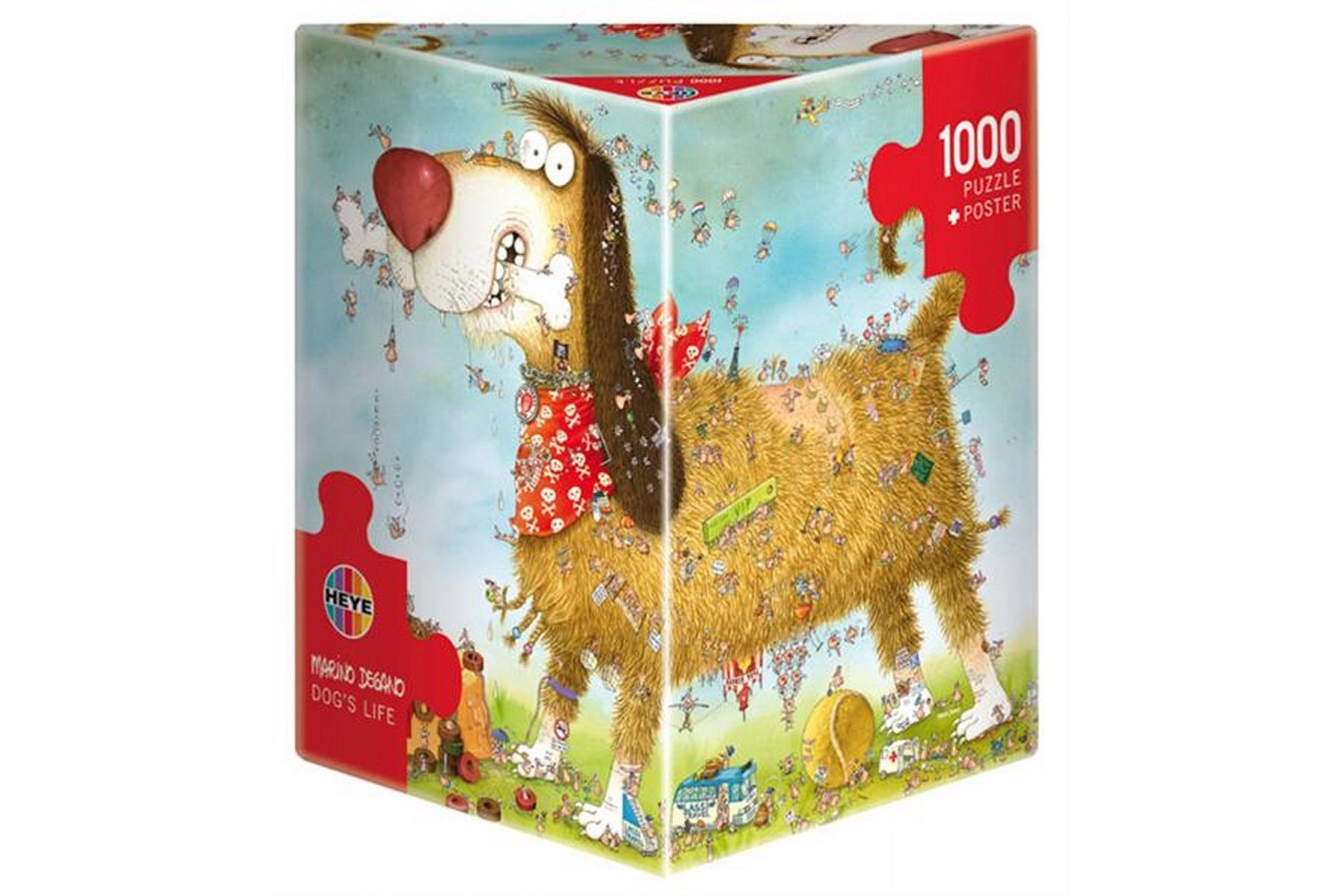 Puzzle Heye - Degano Sophie: A Dog's Life, 1000 piese (10803)