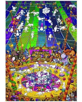 Puzzle Heye - Guillermo Mordillo: Crazy Circus, 1000 piese (51828)