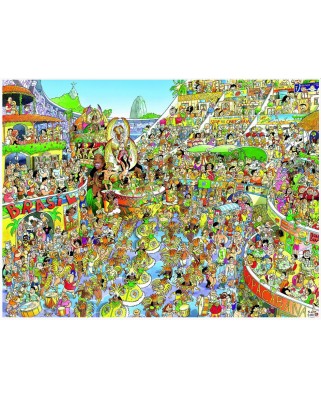 Puzzle Heye - Hugo Prades: Carnival in Rio, 1500 piese (51825)