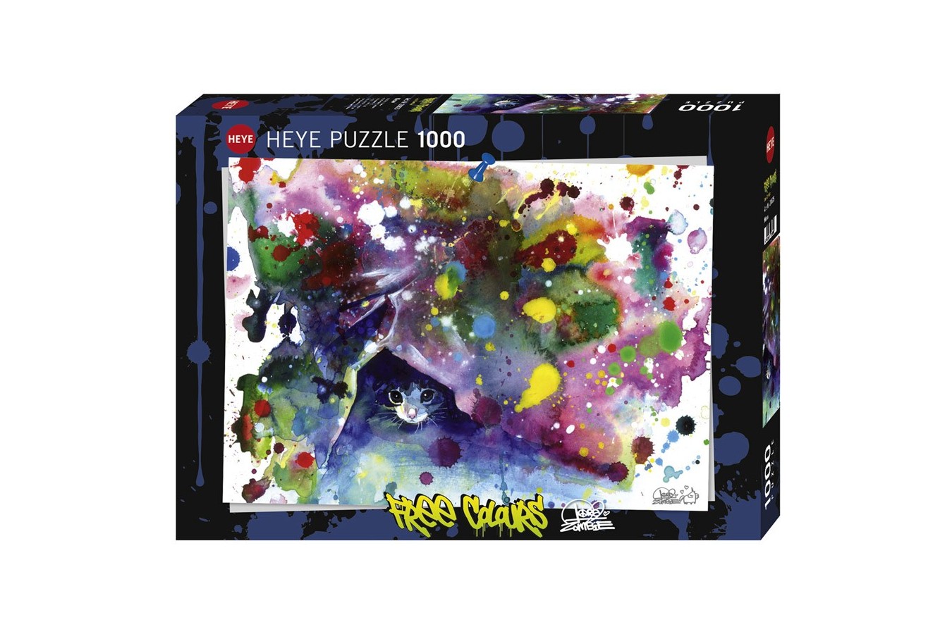 Puzzle Heye - Lora Zombie: Meow, 1000 piese (63211)