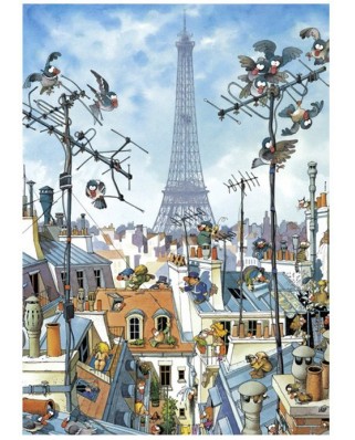 Puzzle Heye - Loup Jean-Jacques: The Eiffel Tower, 1000 piese (4962)