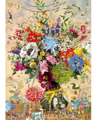 Puzzle Heye - Marino Degano: Flower's Life, 1000 piese (57743)