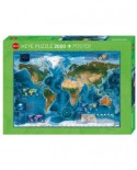 Puzzle Heye - Satellite Map of the world, 2000 piese (57753)