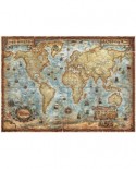 Puzzle Heye - World Map, 3000 piese (3848)