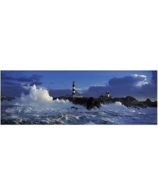 Puzzle panoramic Heye - Jean Guichard: Creach Lighthouse, Brittany, France, 1000 piese (4946)