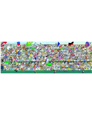 Puzzle panoramic Heye - Roger Blachon: Sports Fans, 1000 piese (51829)