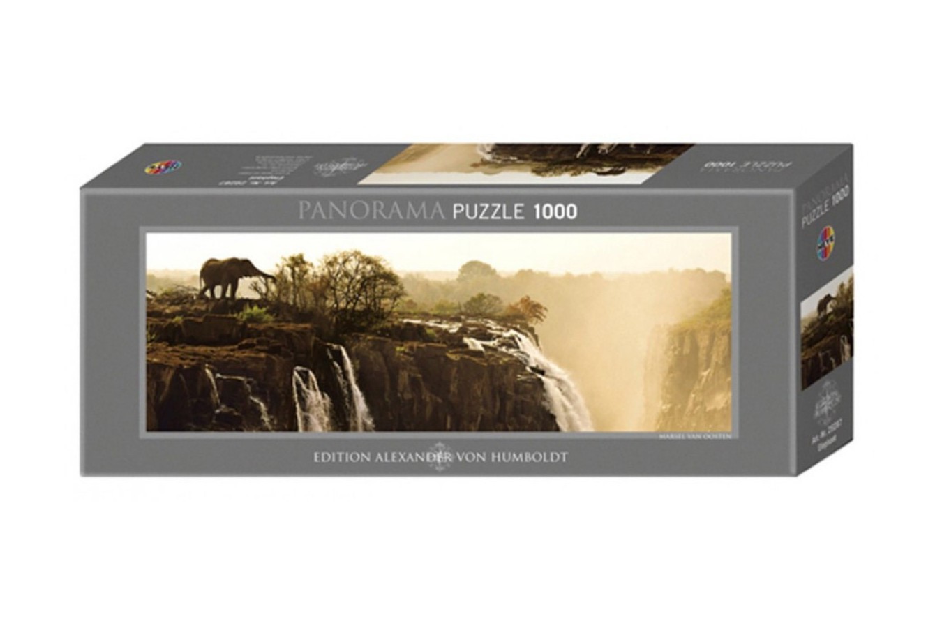 Puzzle panoramic Heye - Von Humboldt Alexander: Alexander von Humboldt : Elephant, 1000 piese (5070)