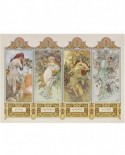 Puzzle Clementoni - Alfons Mucha: The Four Seasons, 1000 piese (6316)