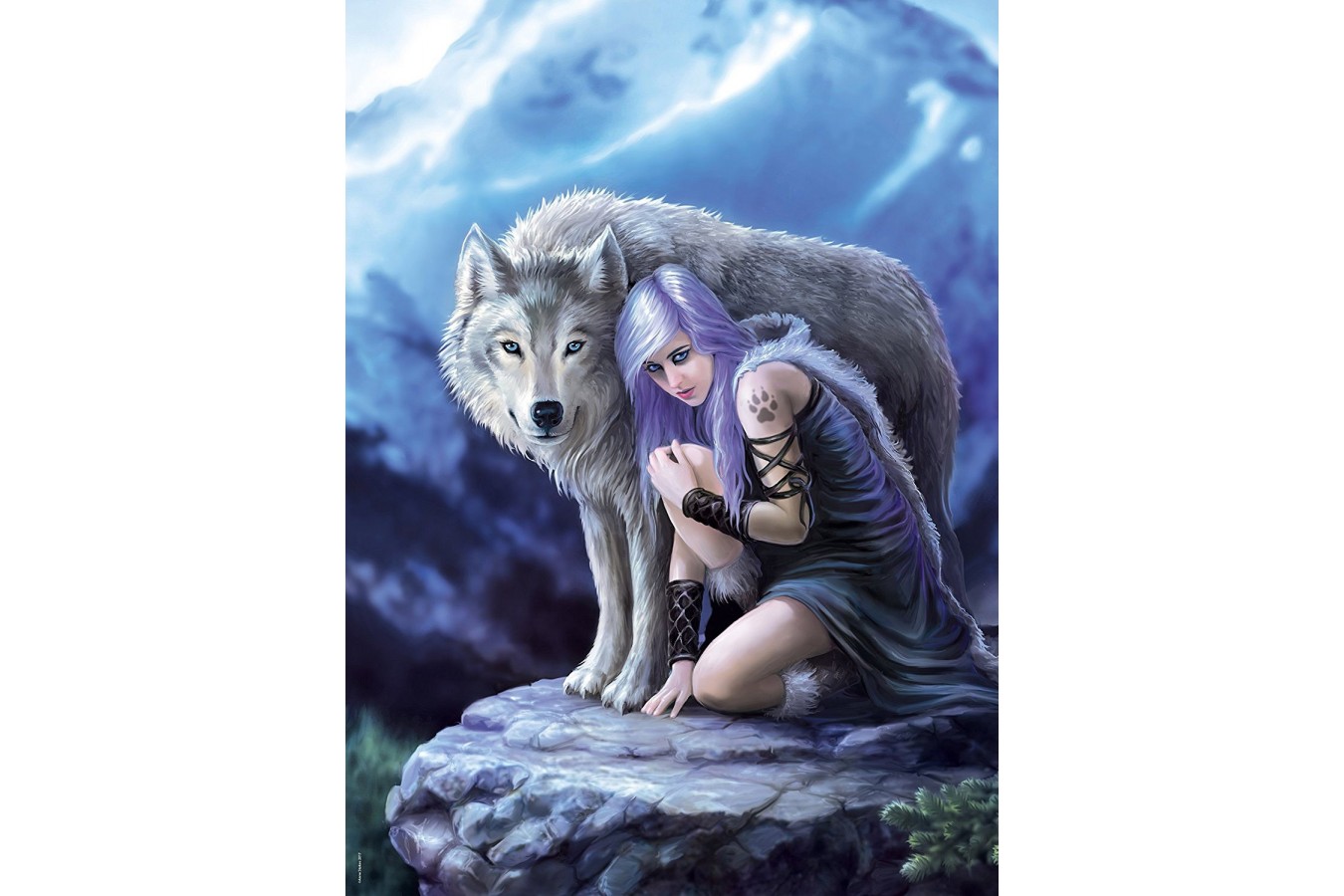 Puzzle Clementoni - Anne Stokes: Protector, 1000 piese (62433)