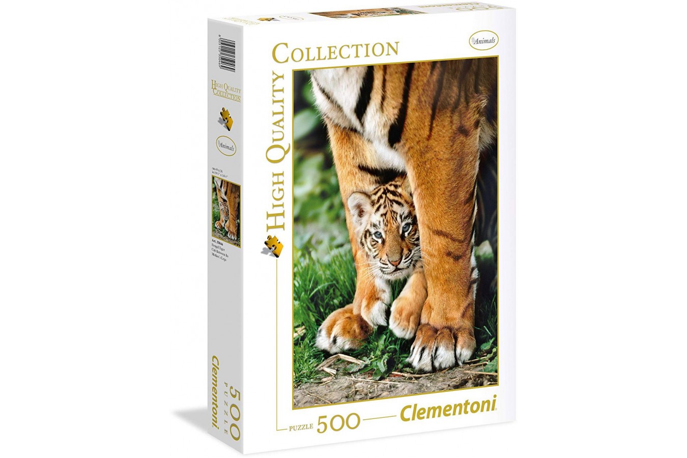 Puzzle Clementoni - Bengal Tiger Baby, 500 piese (65243)