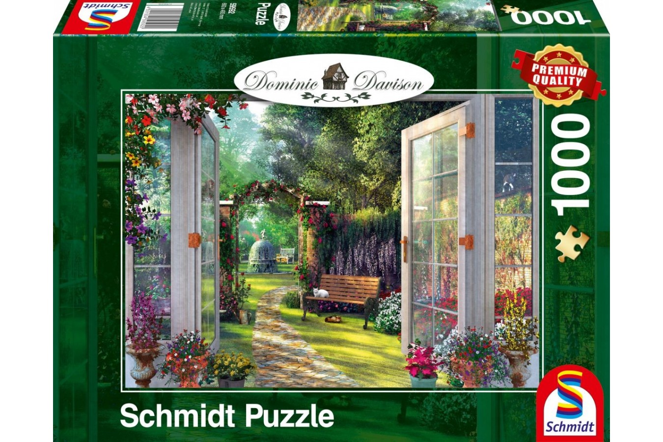 Puzzle Schmidt - View Of The Enchanted Garden, 1000 piese (59592)