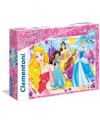 Puzzle Clementoni - Disney Princess, 104 piese XXL (62366)
