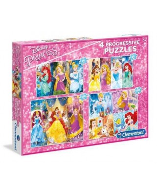 Puzzle Clementoni - Disney Princess, 20/60/100/180 piese (62343)