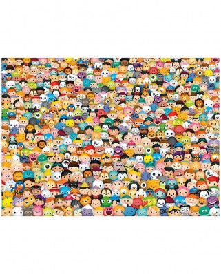 Puzzle Clementoni - Disney Tsum Tsum - Impossible Puzzle!, 1000 piese dificile (58414)