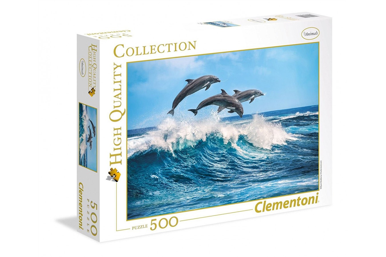 Puzzle Clementoni - Dolphins, 500 piese (62399)