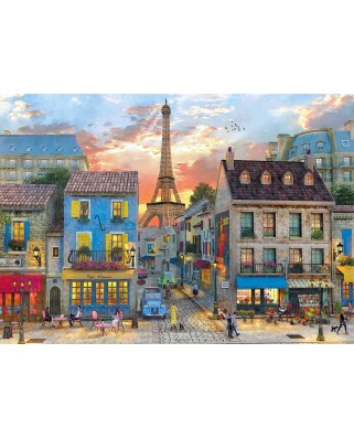 Puzzle Clementoni - Dominic Davison: Streets of Paris, 1500 piese (60871)