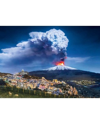 Puzzle Clementoni - Etna, Italy, 1000 piese (62426)